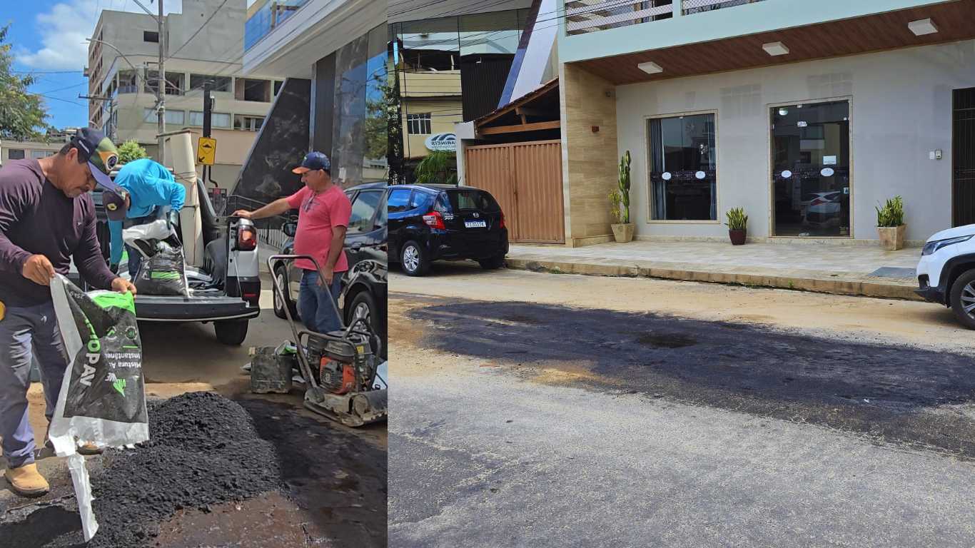 Leia mais sobre o artigo SAAE investe em concreto asfáltico para agilizar recuperação de vias públicas, após obras