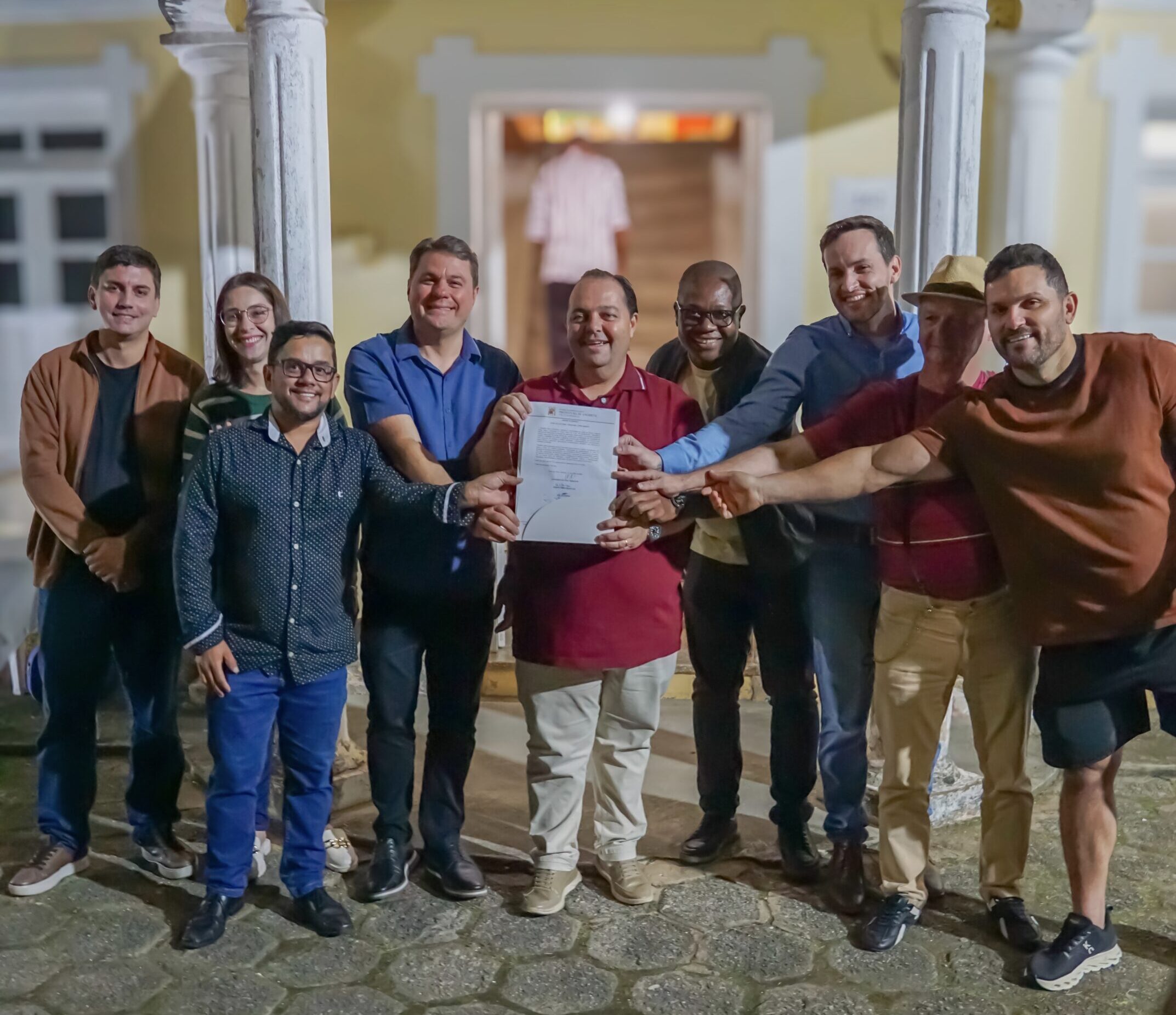 Leia mais sobre o artigo Samarco assina Ordem de Serviço para reforma da Casa da Cultura Angelina Lopes Assad, em Anchieta