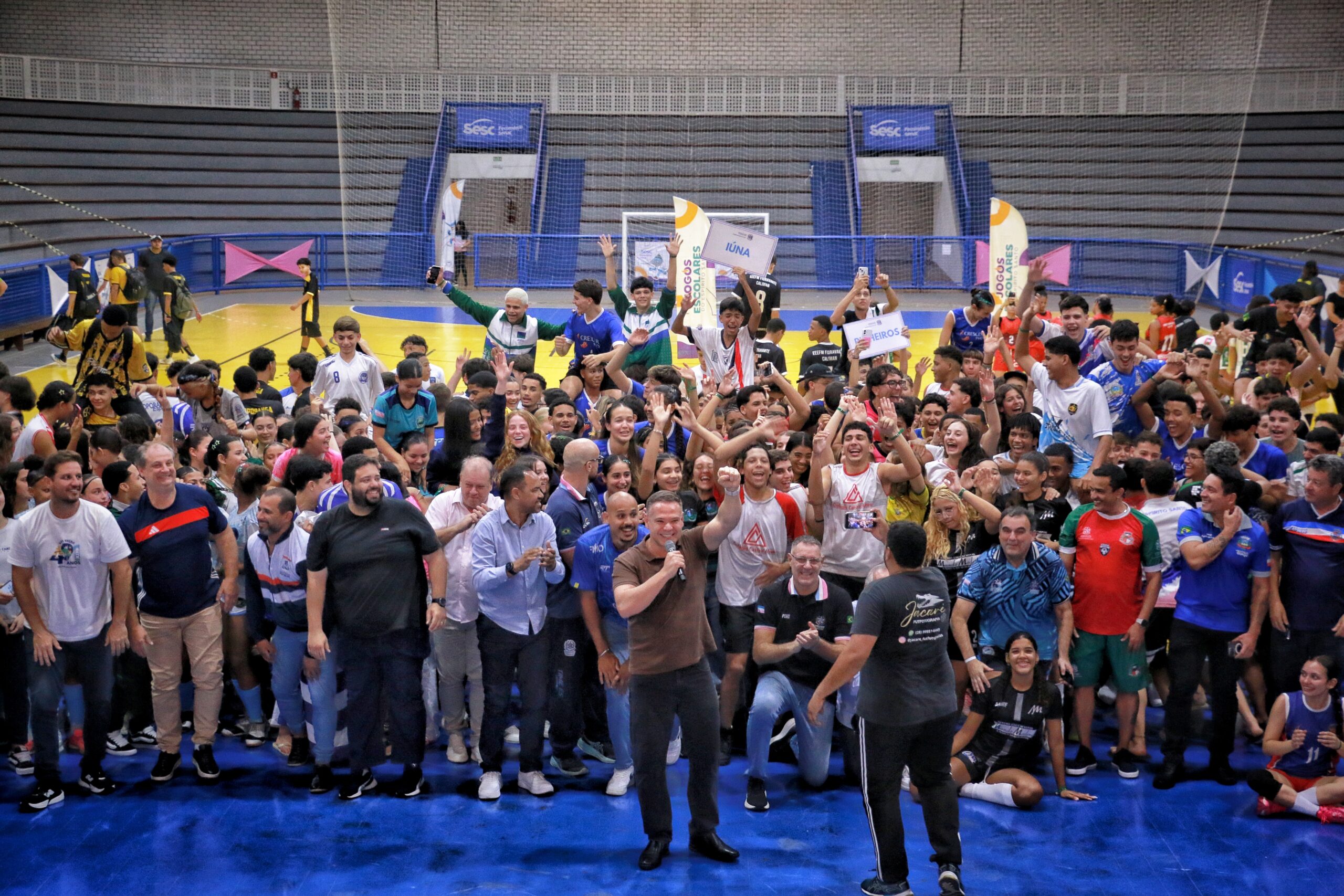 Leia mais sobre o artigo Cerimônia marca abertura da etapa final estadual juvenil dos Jogos Escolares