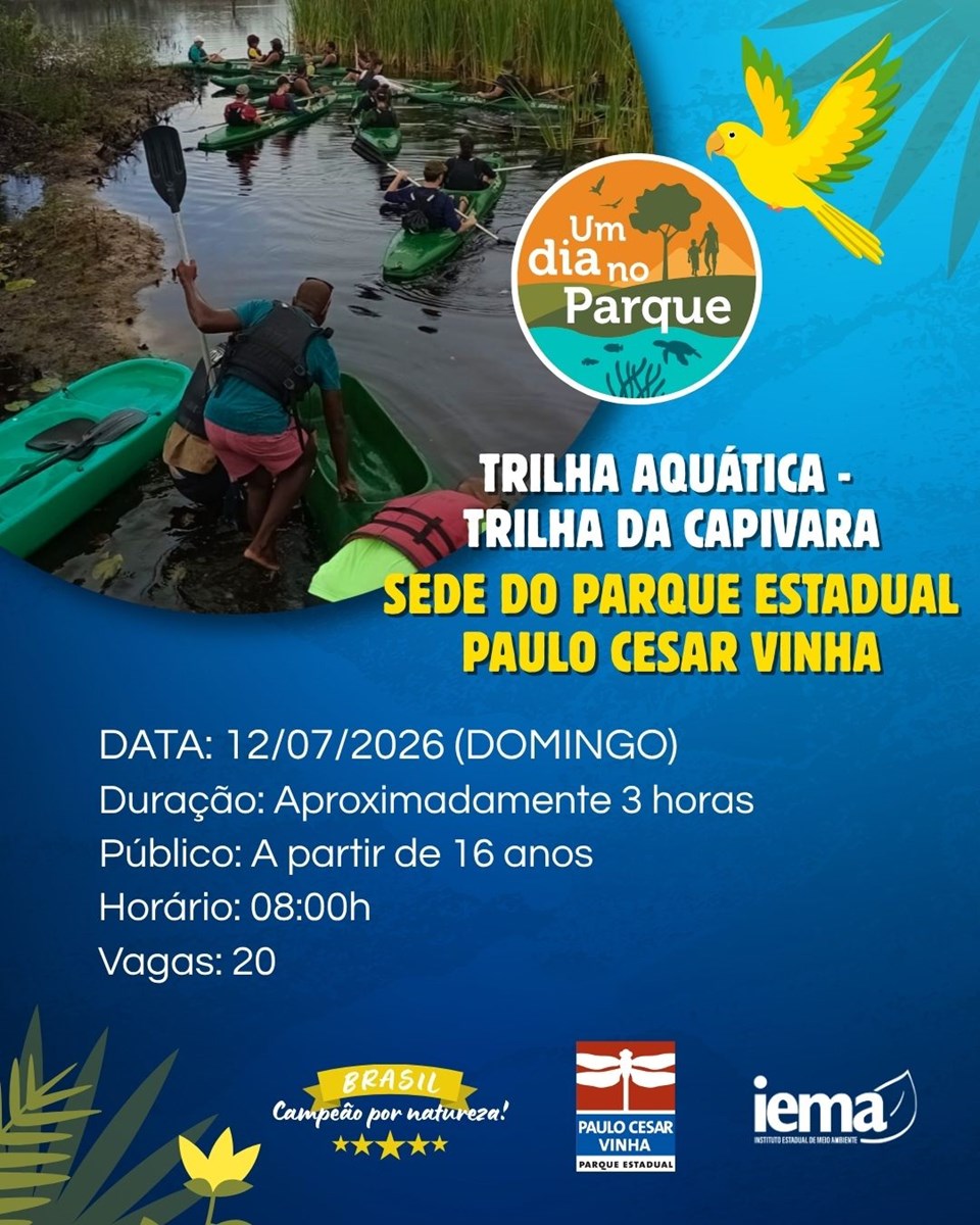Leia mais sobre o artigo Parque Estadual Paulo Cesar Vinha promove Trilha Aquática como programação da atividade “Um Dia no Parque”